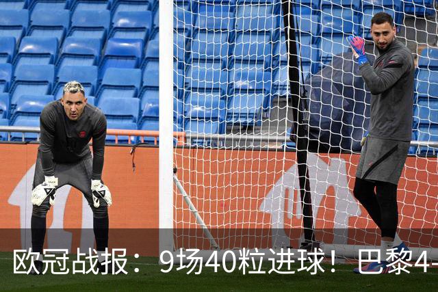 欧冠战报：9场40粒进球！巴黎4-2巴萨、利物浦4-3比利亚雷亚尔